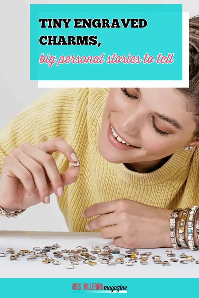 Tiny engraved charms, big personal stories to tell