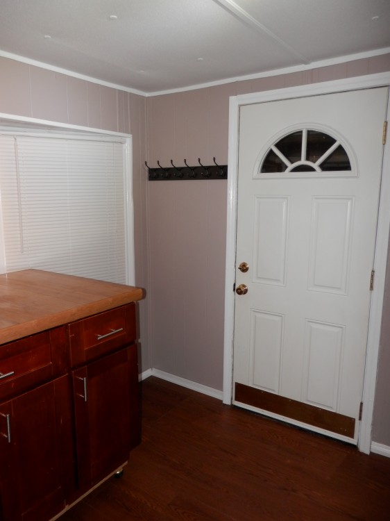 door after mobile home remodel