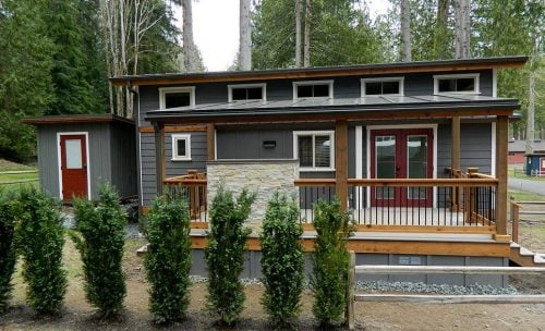 manufactured home porch designs-18a Park Model Manufactured Home Porch Inspiration