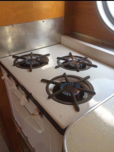 1953 Airfloat Navigator - Vintage Campers (original stove)