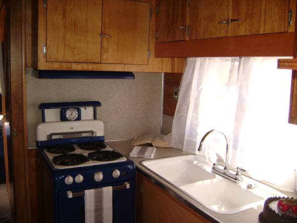 1953 Vagabond Trailer-1953 Vagabond Model 31 Interior - Kitchen