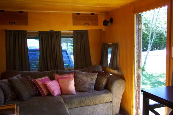 1957 Casa Manana mobile home - Living Room
