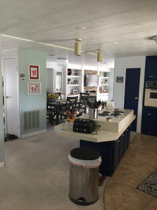 1982 prestige double wide-kitchen after