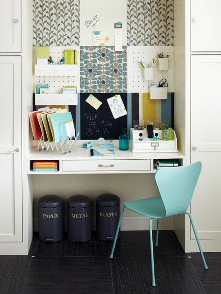 Great Home office ideas for small mobile homes - cute cubby