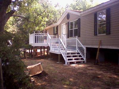 manufactured home porch designs-23 double wide manufactured home deck design