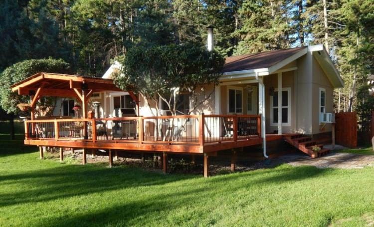manufactured home porch designs-34 Double-wide-decking