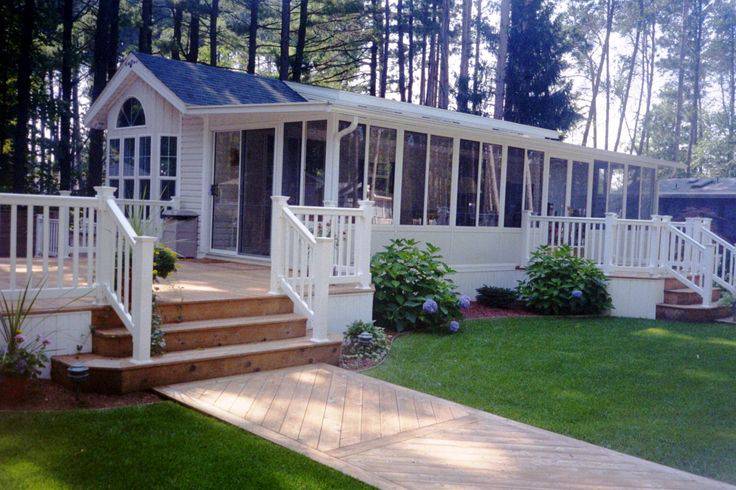 manufactured home porch designs-35 single wide manufactured home deck design idea
