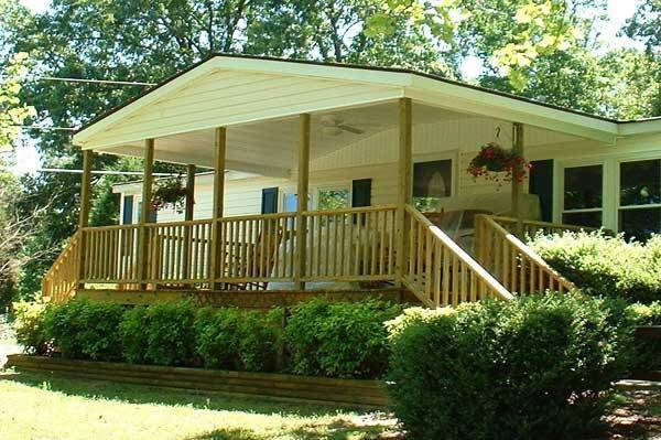manufactured home porch designs-37 Covered porch design on manufactured home