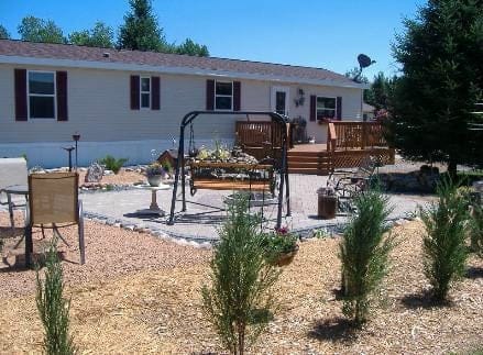 manufactured home porch designs-39 single-wide-decking-ideas