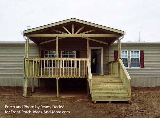 manufactured home porch designs-8 gabled porch on manufactured home