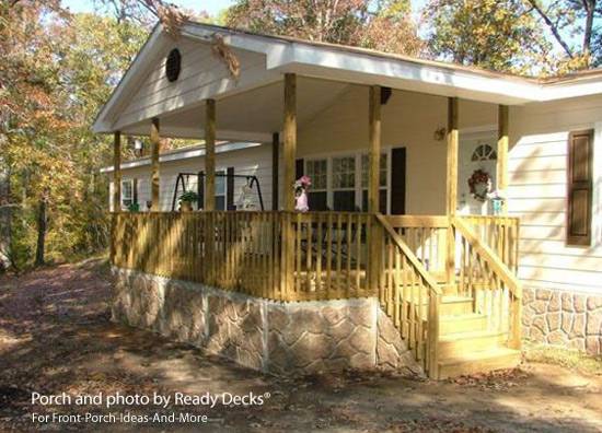 manufactured home porch designs-9 simple manufactured home porch