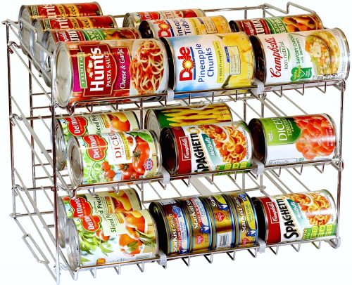 canned food storage system - smart storage solutions for small homes