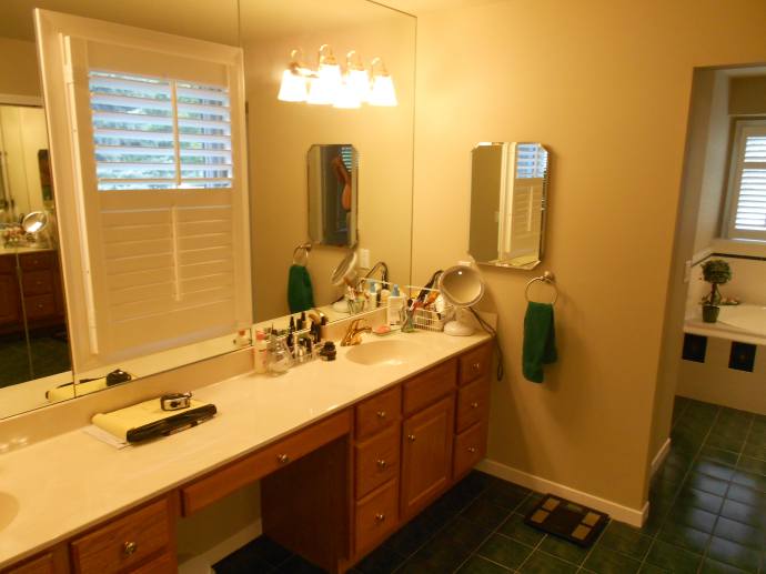 Bathroom Remodels-Bathroom Remodel 1 - Sink Before Remodel