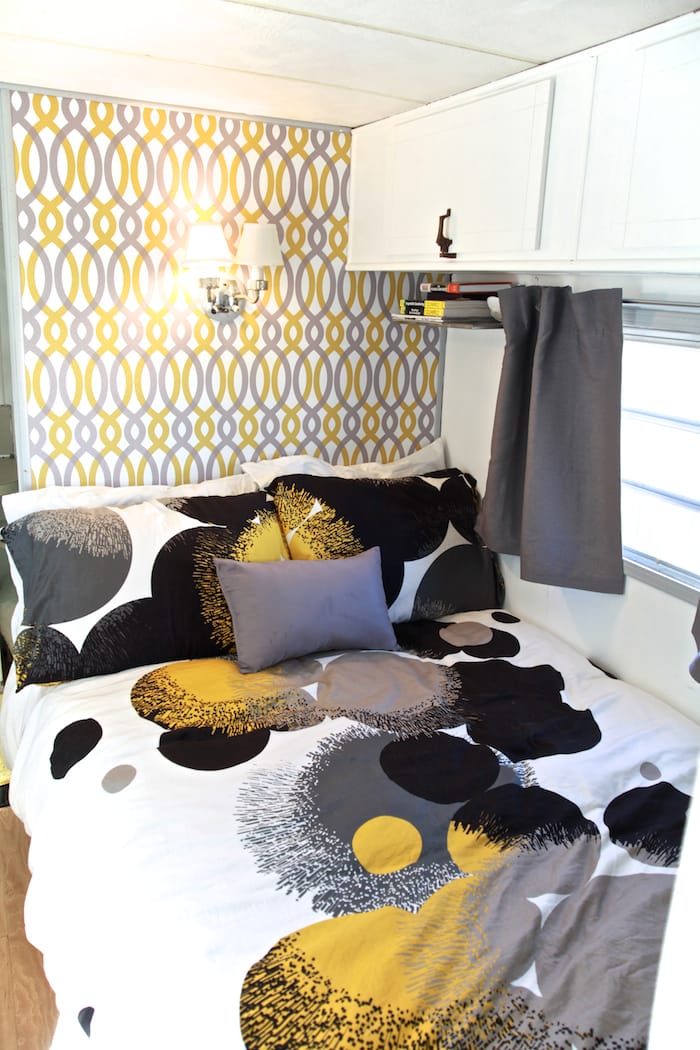 Camper Renovation - After - Bedroom