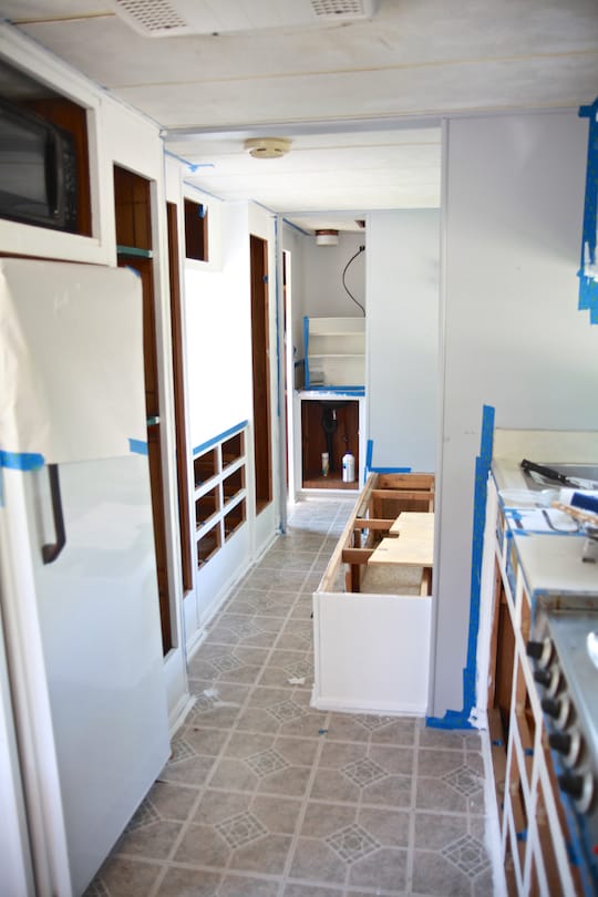 Camper Renovation - Painting the interior