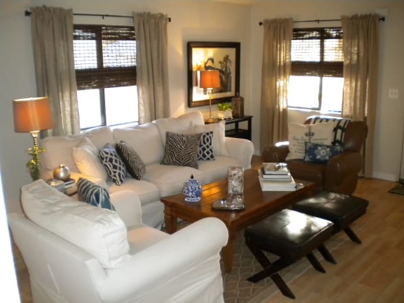cottage decor in a manufactured home