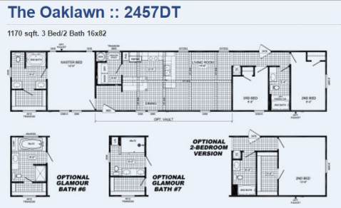 Cavalier Manufactured Home Floor Plan