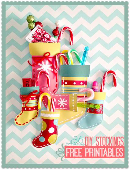 Christmas Decor Ideas - Paper Stocking