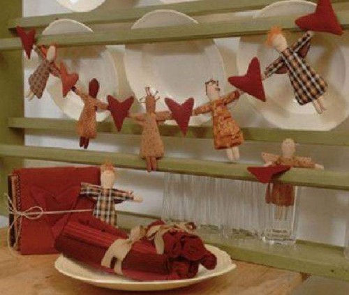 Cloth ragdoll patterns - DIY craft for primitive country decor