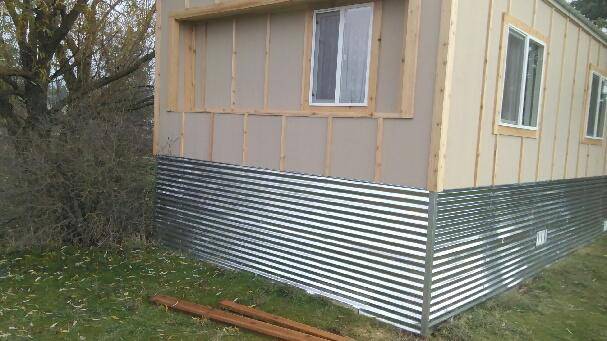 1979 single wide remodel - unique siding