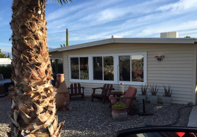 Cool Double Wide Decor in Arizona (exterior)