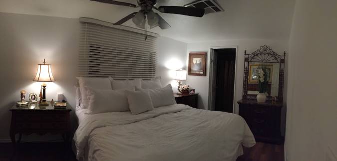 Cool Double Wide Decor in Arizona master bedroom 1