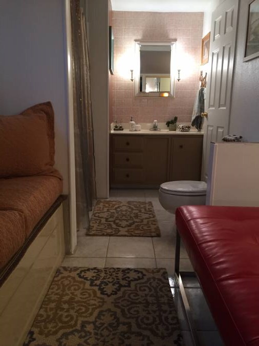 Cool Double Wide Decor in Arizona powder room
