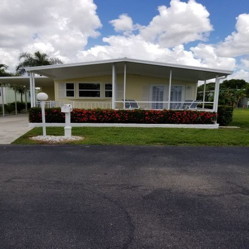 $45,000 manufactured home renovation - exterior after