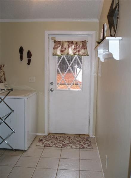 Double wide manufactured home laundry room after makeover - homesteading_