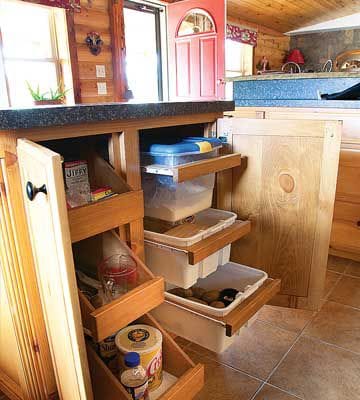 Down-home-on-the-range-cabin kitchen cabinet organization_c