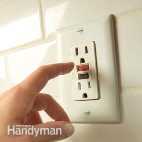 If the circuit breaker hasn't tripped, look for a GFCI.