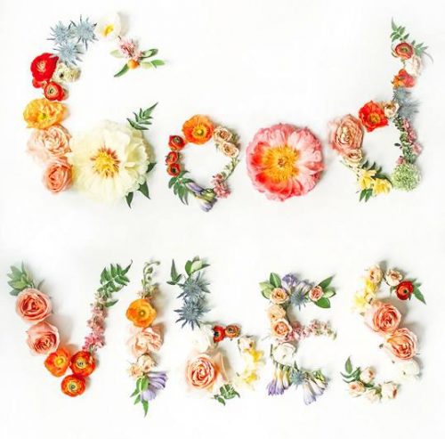 Free Good Vibes Floral Printable - cheap wall art