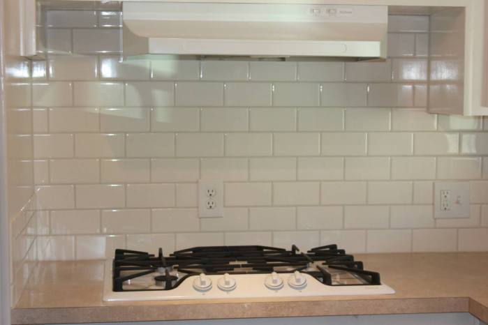 Fully Remodeled Manufactured Home in San Fran -Kitchen - subway tile backsplash