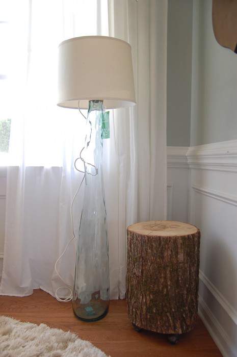 Glass DIY Floor Lamp