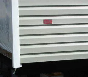 Manufactured Home Tags - must be one foot up and one foot over from the manufactured homes rear edge