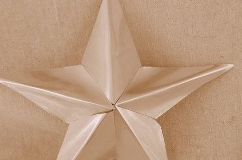 How to make barn stars out f aluminum soda cans