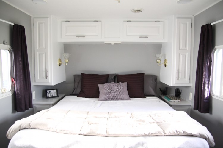 Modern Camper Bedroom Makeover