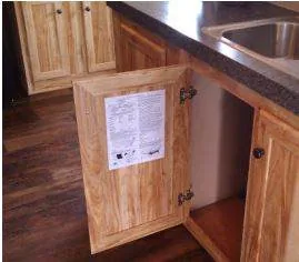 Location of Manufactured Home Data Plates