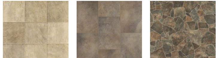 luxury vinyl flooring in stone square shape - vinyl tile in manufactured homes
