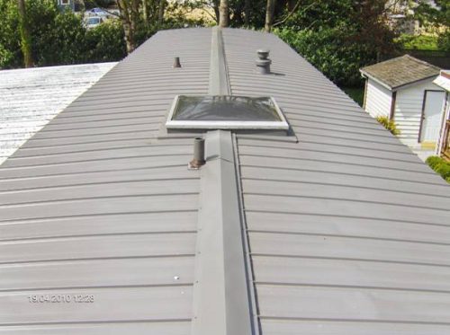 MOBILE HOME ROOF OVER COMPLETED