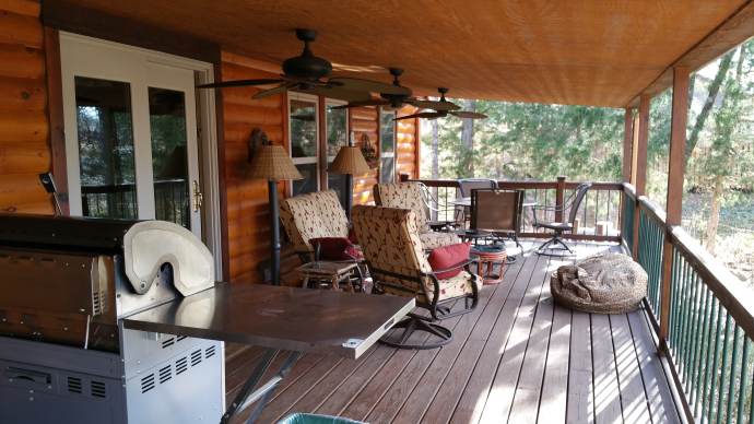 Manufactured Home Log Siding Makeover