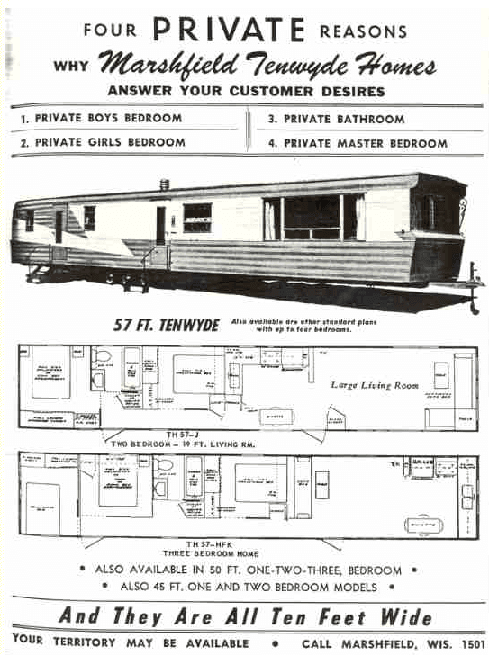 Marshfield Homes 10 wide