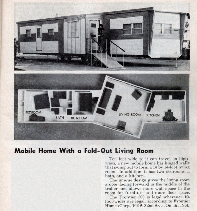 Mobile Home with Fold Out