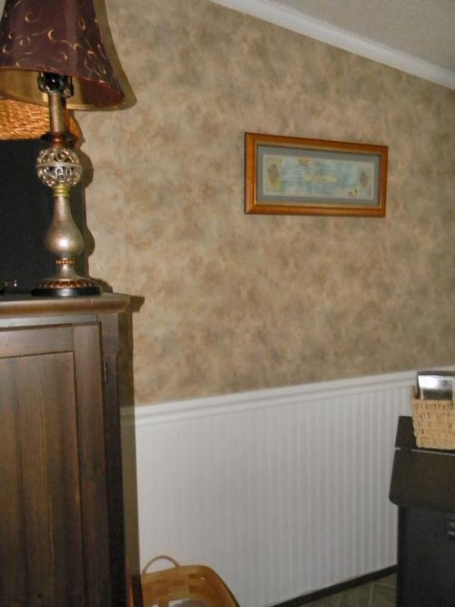 vinyl walls in mobile homes-My mobile home makeover - wallpaper over mobile home walls