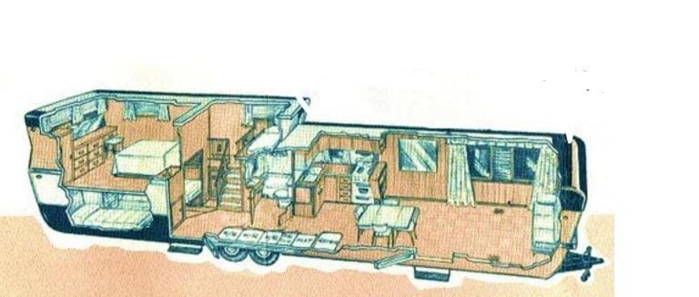 Pacemaker Tri-Level 2 story Mobile Home Model Floor plan - interior layout