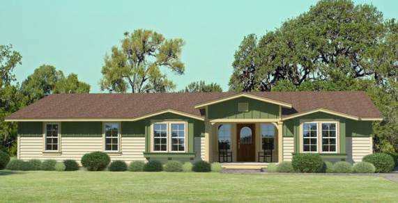 Palm Harbor Manufactured Floor Plan - Elevation Rendering