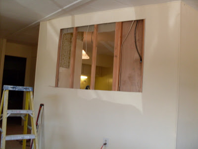 double wide kitchen remodel-removing wall