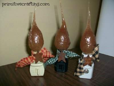 Primitive silicone dipped light bulbs tutorial