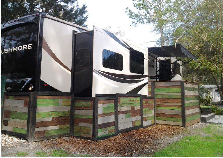 RV Deck Design - Portable, Stylish and Modern Style