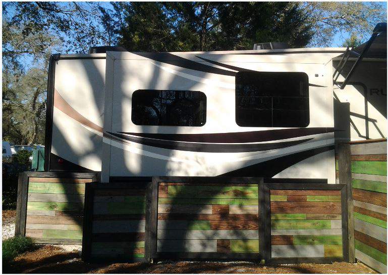 RV Deck Design - Portable, Stylish and Modern, and colorful Style